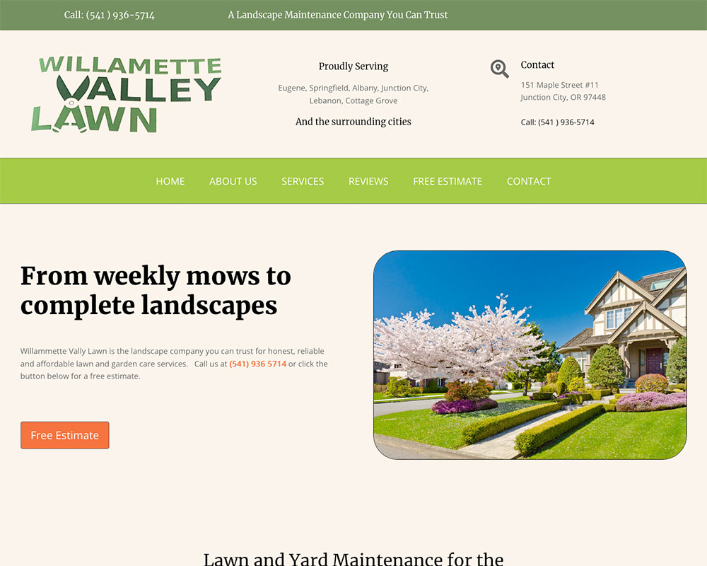 Willammette Vally Lawn